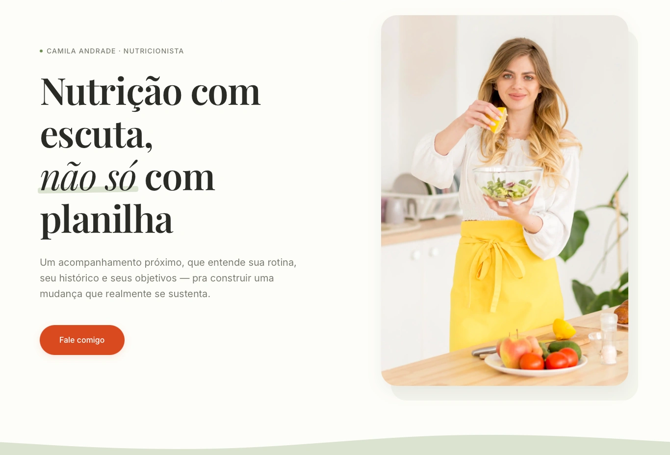 Site Nutri Camila